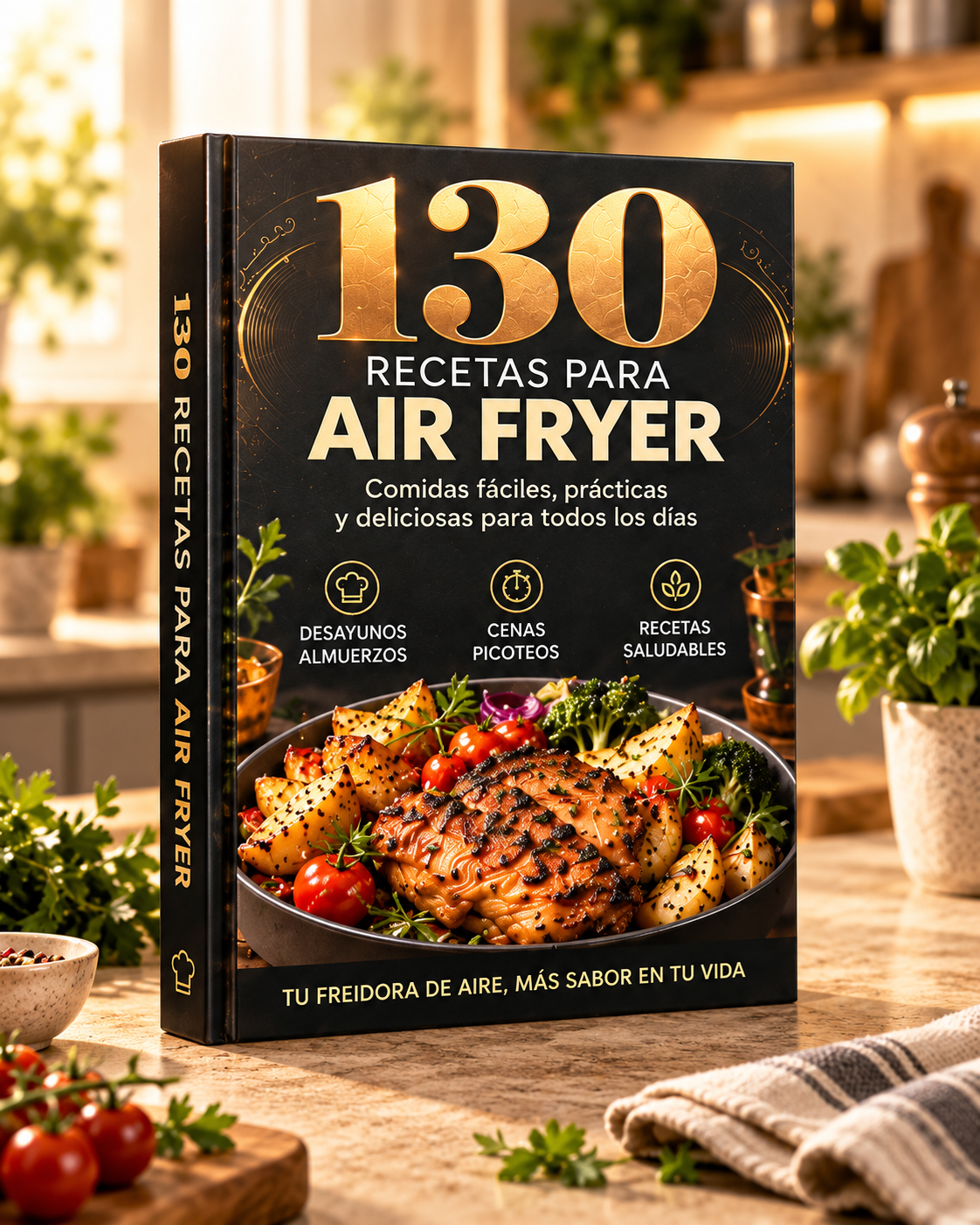 130 recetas para air fryer